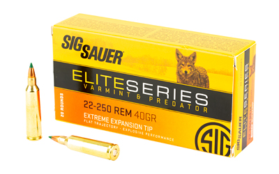 SIG AMMO 22-250REM 40GR V&P 20/200