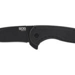 SOG AEGIS FLK 3.25" DROP PT BLK
