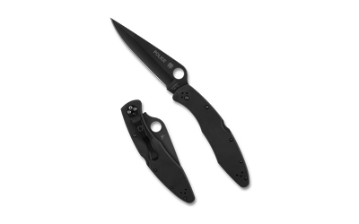 SPYDERCO POLICE SS 4.2" BLK/BLK