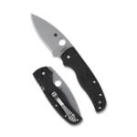SPYDERCO SHAMAN LTWT 3.58" BLK/SLV
