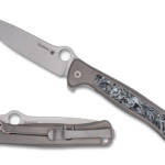 SPYDERCO SLYM STONEWASH TI 3.42" GRY