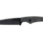 STROUP MK2 4" CERAKOTE BLK W/SHEATH