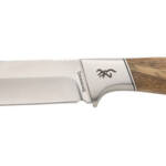 SAGE CREEK FIXED - WOOD HANDLE, LARGE, CLIP POINT, PLAIN EDGE, 4.5" BLADE