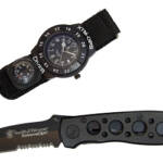CBG S&W EXTREME OPS KNIFE/WATCH BLK