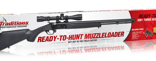 TRADITIONS BUCKSTALKER XT .50 BLK PKG BOX