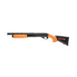 LESS LETHAL OVERMOLDED SHOTGUN STOCK KIT W/ FOREND - ORANGE, 12 GA, REMINGTON 870, 12" L.O.P.