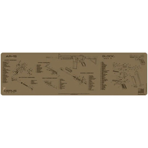 AR15 & GLOCK SCHEMATIC COMBO MAGNUM XXL PROMAT - COYOTE