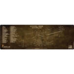 MARLIN MODEL 336 SCHEMATIC RIFLE PROMAT - VINTAGE BROWN